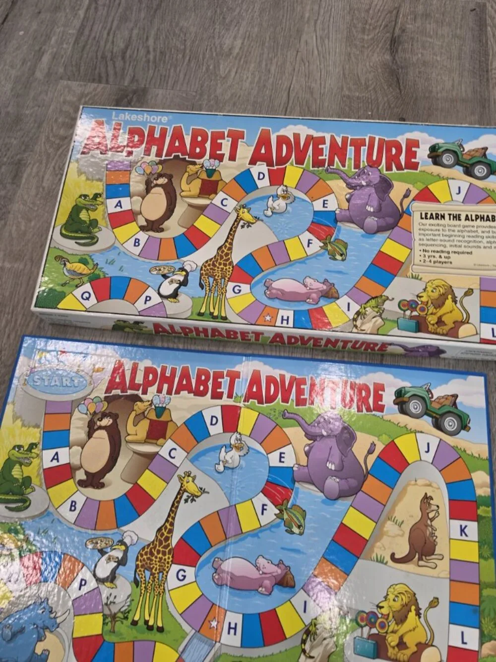 Alphabet Adventure Board Game By Lakeshore For Kids Ages 3+ Learn Letters